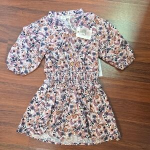 Jessica Simpson Kids Dress - Pink and Purple Paisley Size 6x NWT